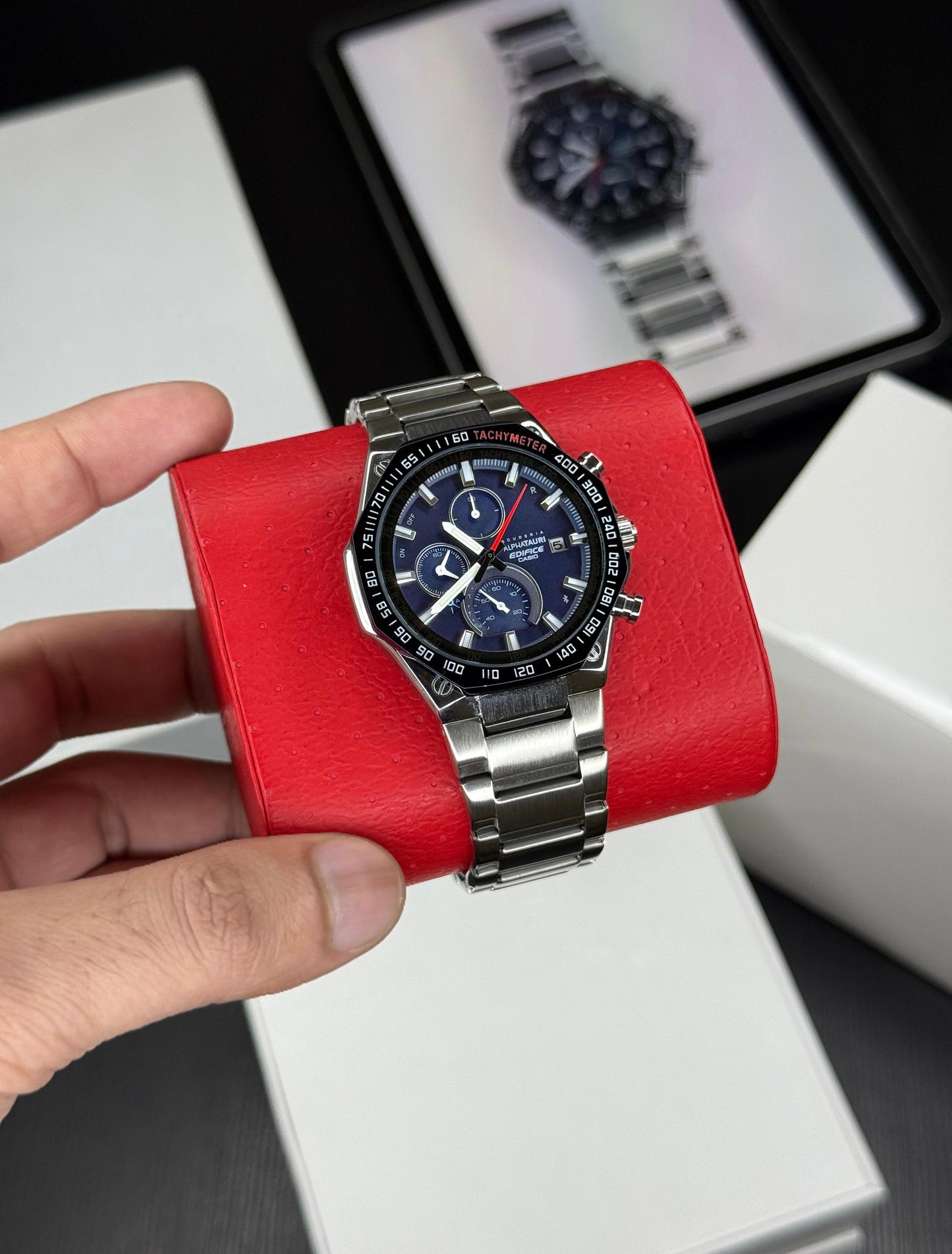 CASIO EDIFICE AD SILVER EDITION!!!