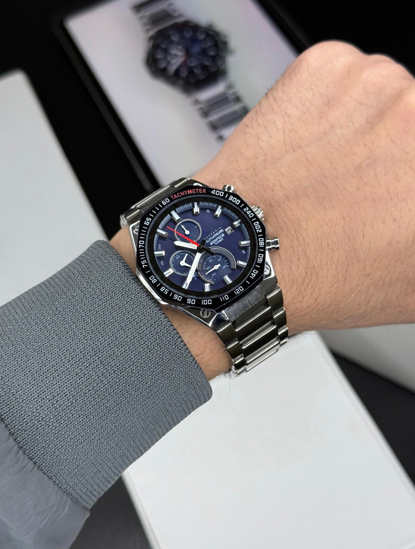 CASIO EDIFICE AD SILVER EDITION!!!